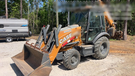2020 Case 580N EP - Extendable Backhoe Cab/Heat/Air, 4WD, Extendable Stick, Pilot Controls, 2 Way Hydraulics, Ride Control, TAG Manual QC