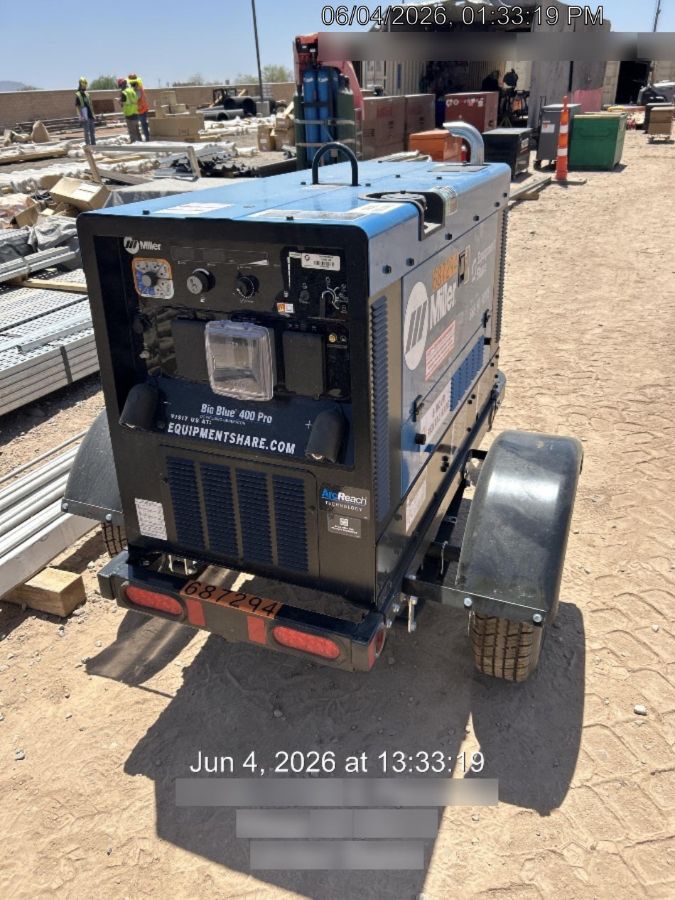 2026 MILLER ELECTRIC BIG BLUE 400