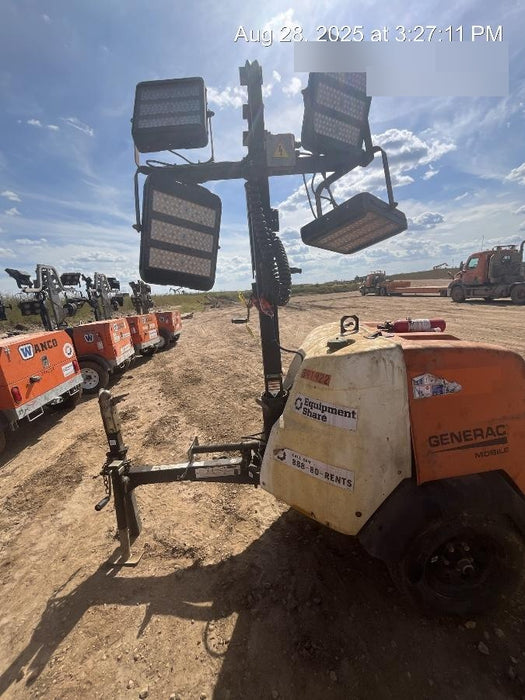 2023 Generac MLT2 Diesel, Flex Switch 120V Input, Powerzone Controller, (4) 320W LED Lights, 4kW Generator, 39.9 Gal Fuel Tank, 2" Ball, T3