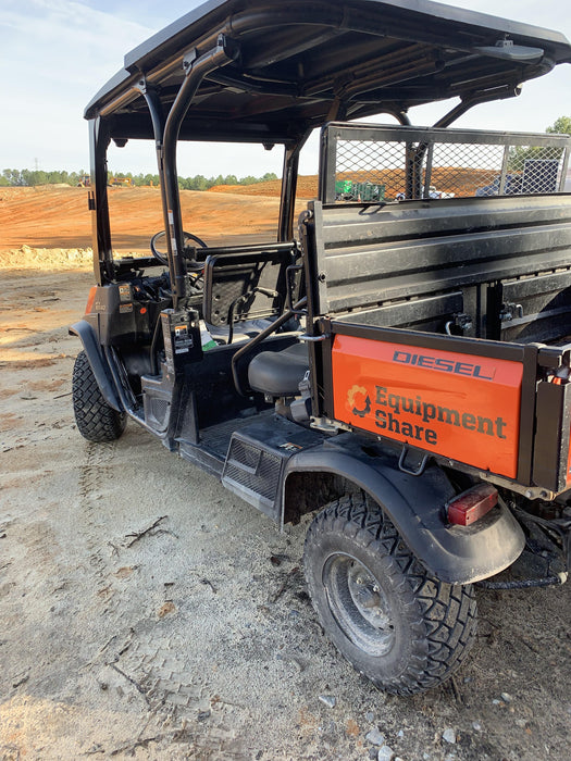 2019 Kubota RTV-X1140W-H 4wd Utility Cart, LED Strobe, Windshield Tempered Glass, Plastic Canopy, Wire Harness Kit, Backup Alarm