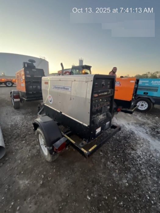 2019 Lincoln Electric Vantage 322 Welder Ready-Pak 3, Two wheel trailer, Fender and Light kit, Cable Rack