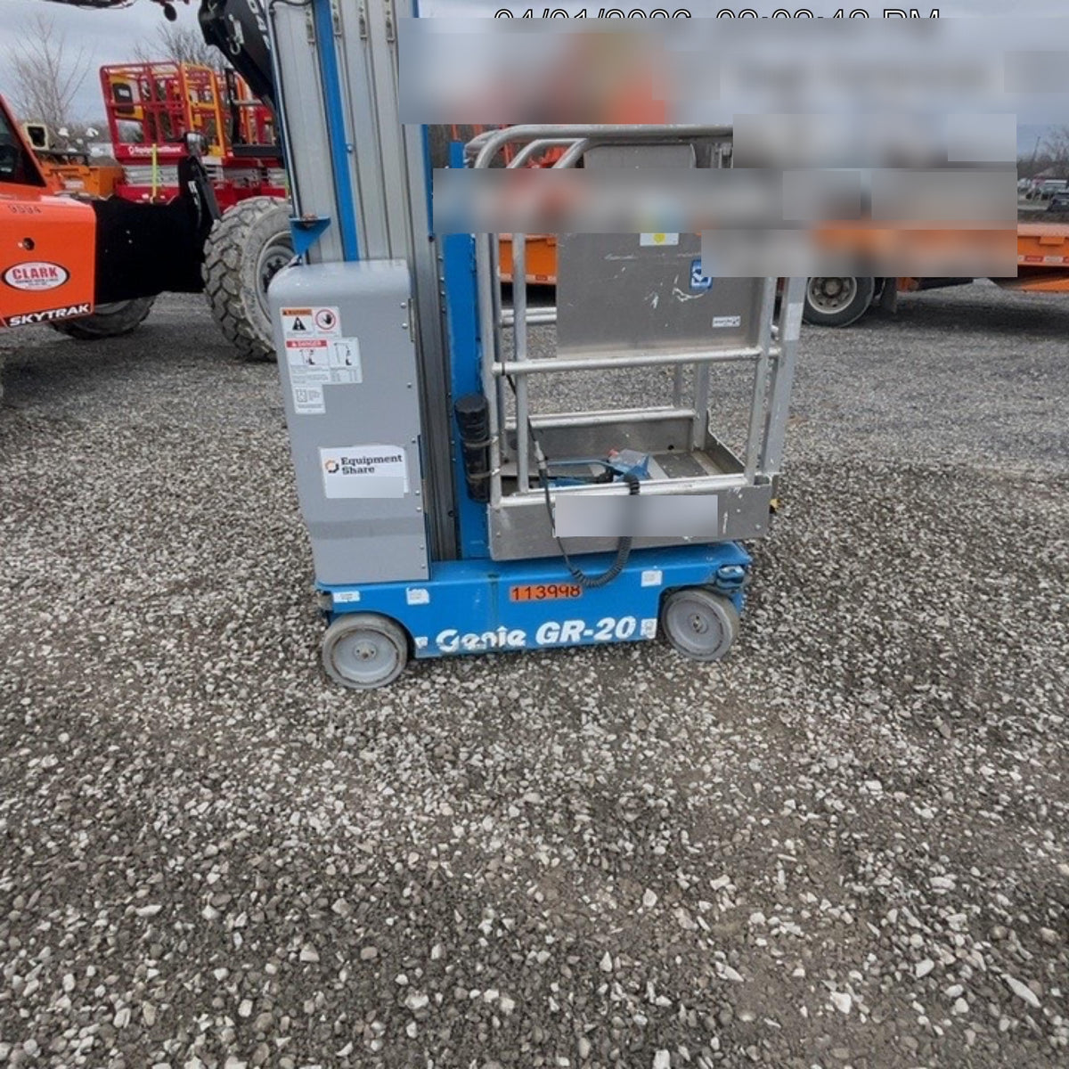 2020 GENIE GR-20