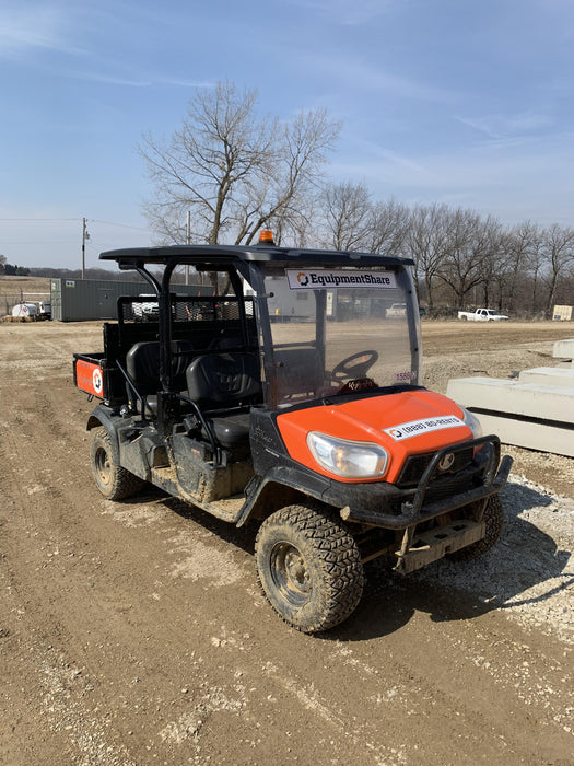 2021 Kubota RTV-X1140W-H Plastic Canopy, Windshield Acrylic Clear, LED Strobe Light, Wire Harness Kit, Back up Alarm