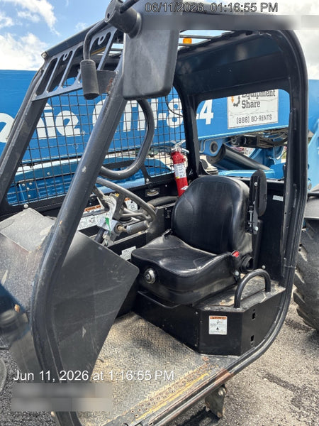2018 Genie GTH-844 Genie GTH-844 w/ROPS, Work Lights, Solid Tires, RH Cab Mesh, Beacon, 60" Carriage and Forks