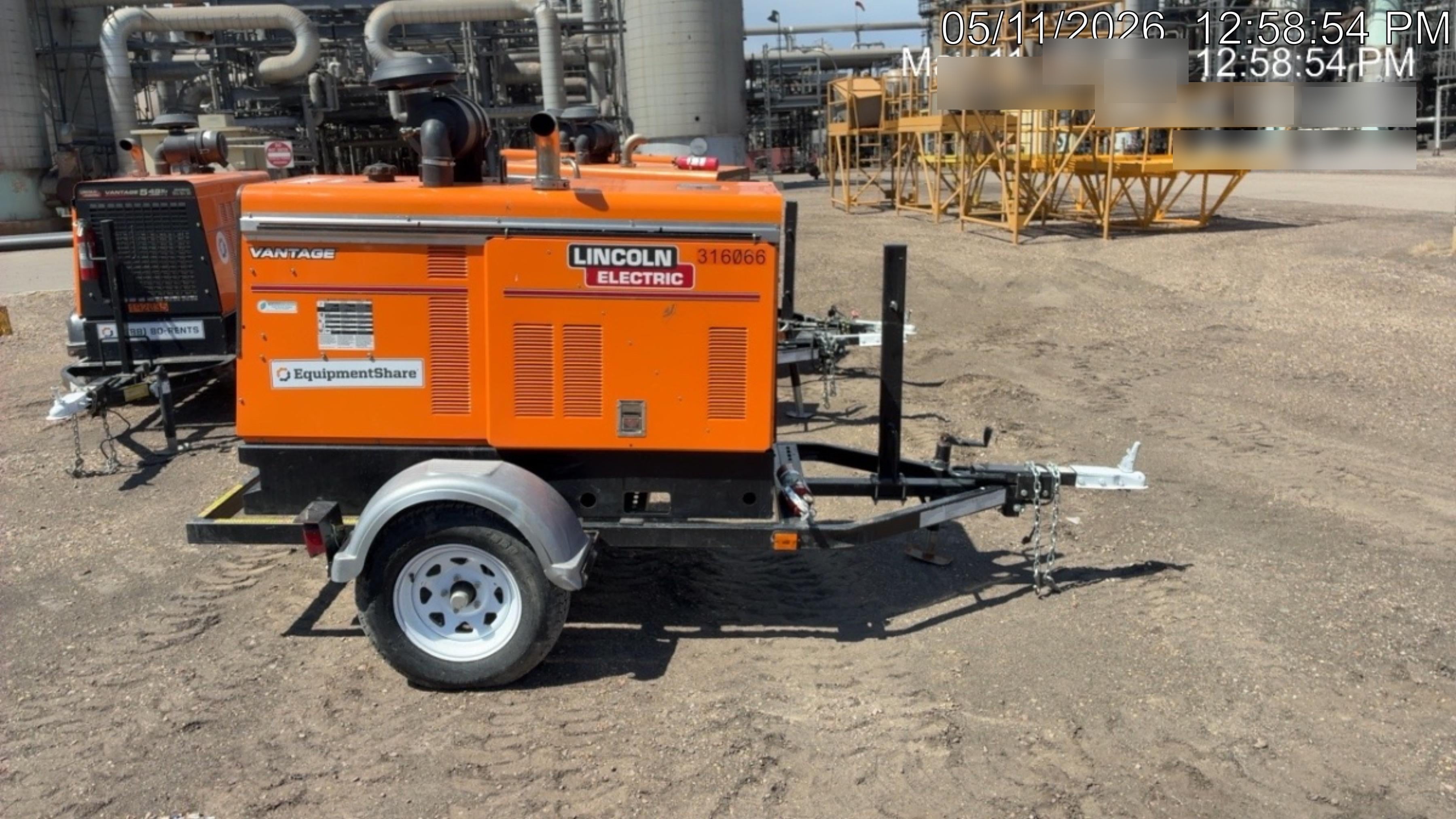 2023 Lincoln Electric Vantage 549X Crosslink Technology, Trailer Mounted, ES Decals, T3