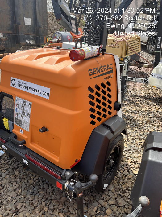 2023 Generac MLT2 Diesel, Flex Switch 120V Input, Powerzone Controller, 
(4) 320W LED Lights, 4kW Generator, 39.9 Gal Fuel Tank, 2" Ball, T3