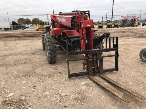 2019 Manitou MTA10055 Canopy, 120 HP, Solid Tires, Work Lights, Lift Hook, Auxiliary Hydraulics 66" Carriage and 60" Forks