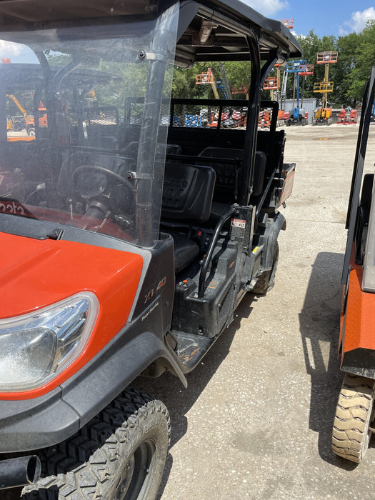 2022 Kubota RTV-X1140W-H Plastic Canopy, Windshield Acrylic Clear, LED Strobe Light, Wire Harness Kit, Back up Alarm