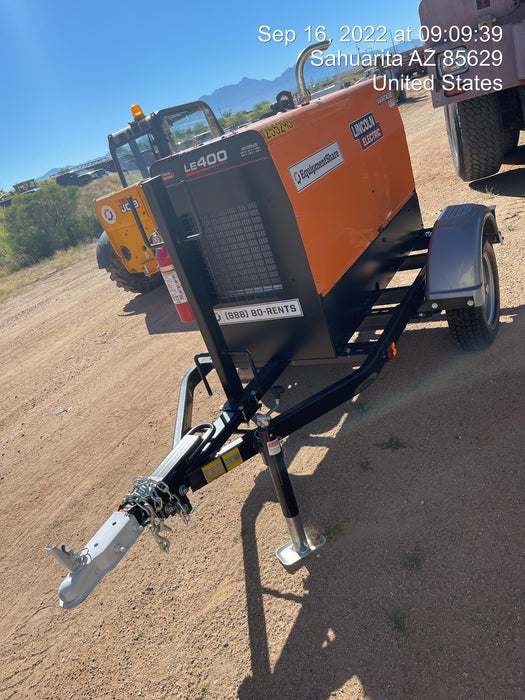 2022 Lincoln Electric LE400 Kubota V1505, Trlr, Cable Rack, Light Kit, ES Decals, T3