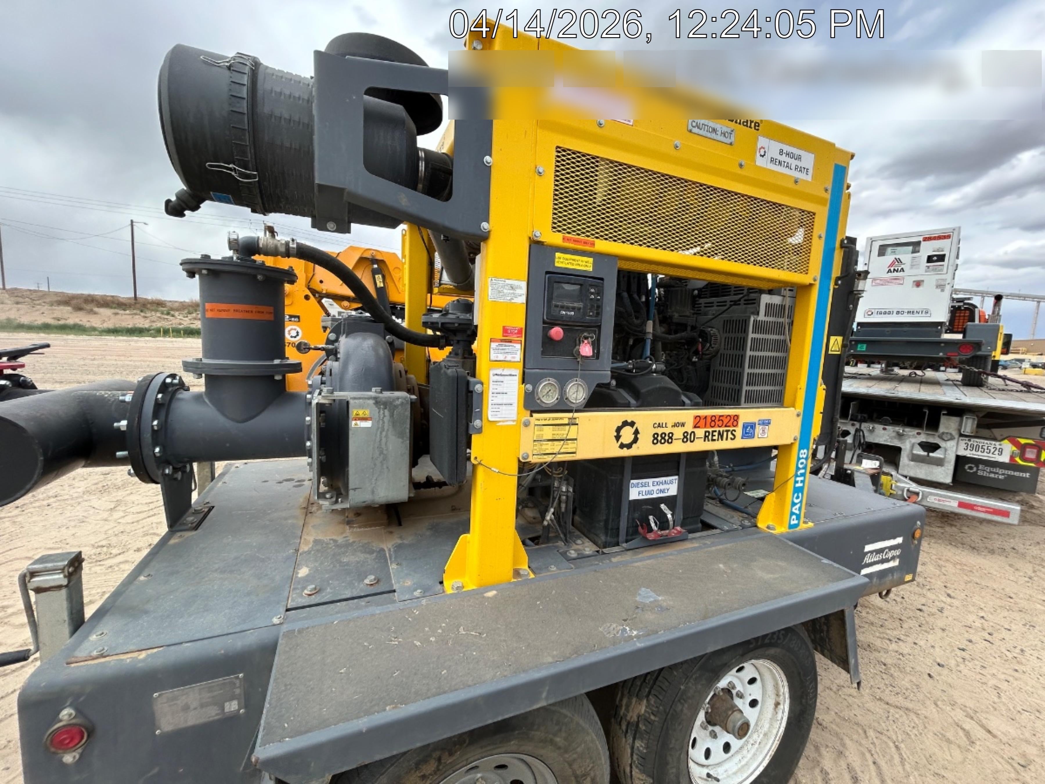 2022 ATLAS COPCO PAC H108 JD
