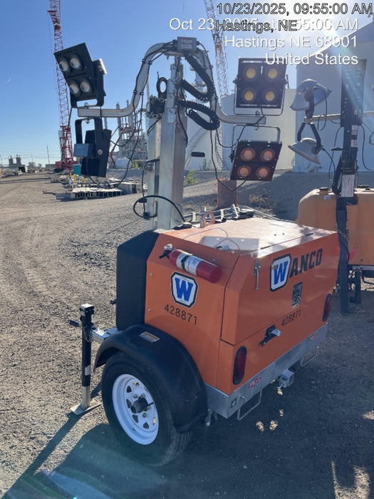 2024 Wanco WLTT-4MM4K Diesel, Deep Sea Controller, Shore Power Plug, Auto Start, (4) 350W LED Floodlights, 4kW Generator, 60 Gal Fuel Tank, 2" Ball, T3