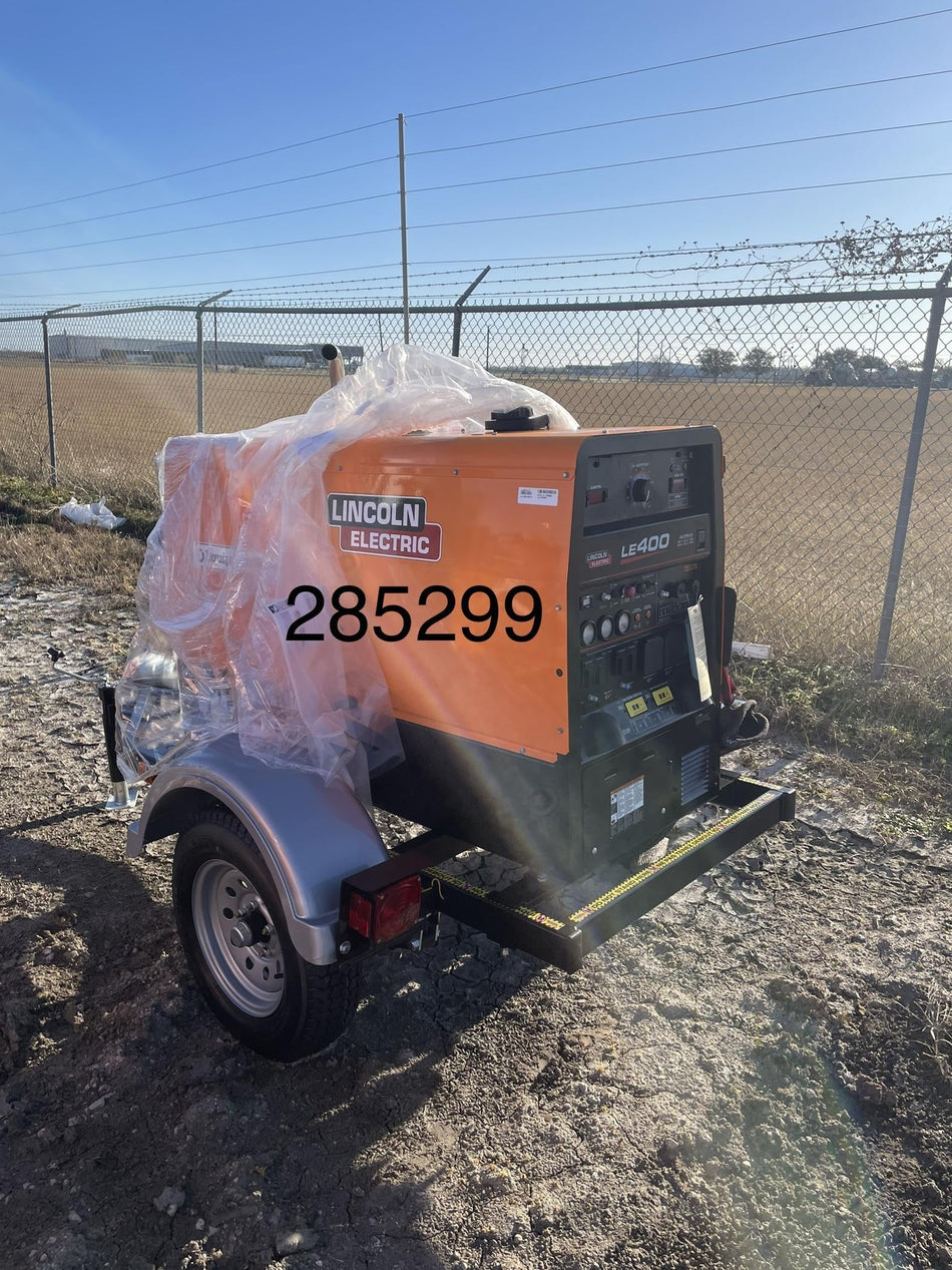 2022 Lincoln Electric LE400 Kubota V1505, Trlr, Cable Rack, Light Kit, ES Decals, T3