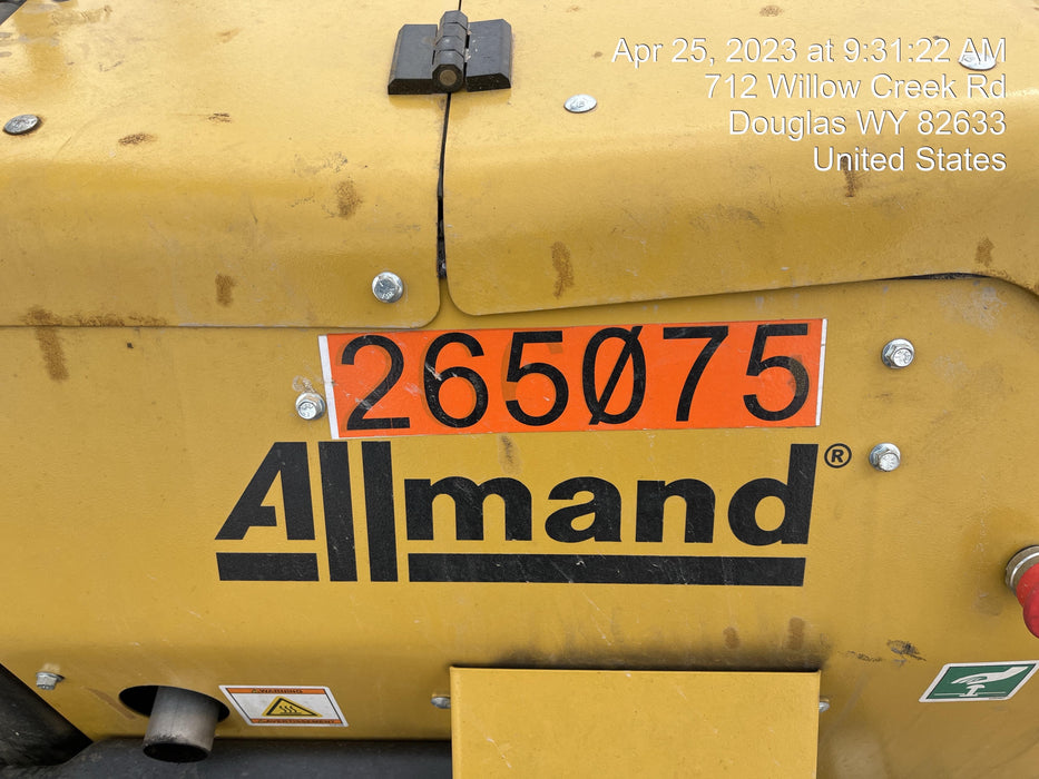 2022 Allmand NLV3GR (4) LED Light Fixture 350W, 23' Vertical Mast, 3kW Prime, Towable, ES Decals, T3