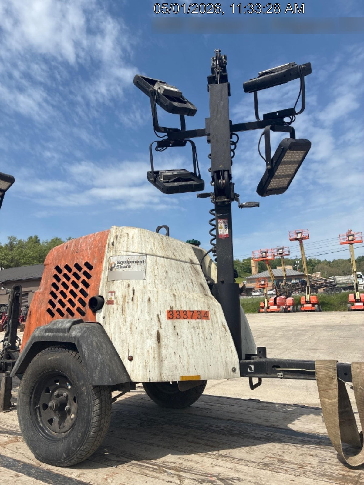 2023 Generac MLT2 Diesel, Flex Switch 120V Input, Powerzone Controller, (4) 320W LED Lights, 4kW Generator, 39.9 Gal Fuel Tank, 2" Ball, T3