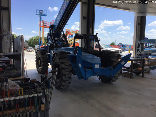 2019 Genie GTH-1056 Canopy, Solid RT Tires, LED Work Lights, Beacon 60" QA Carriage, 60" Forks