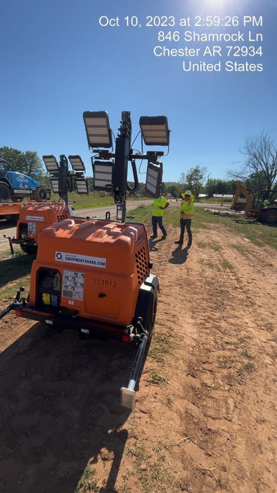 2023 Generac MLT2 Diesel, Flex Switch 120V Input, Powerzone Controller, (4) 320W LED Lights, 4kW Generator, 39.9 Gal Fuel Tank, 2" Ball, T3