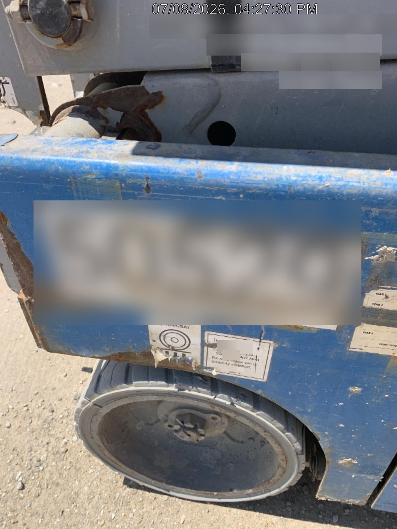 2019 Genie GS-1930 Fixed Rails with Chain Entry