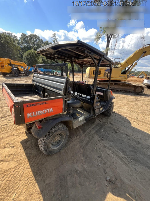Kubota RTV-X1140W-H Canopy, 4-Seater, Diesel, Windshield Acrylic Clear, Strobe Light, Backup Alarm