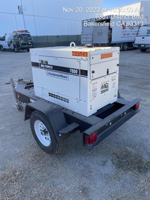 2022 Multiquip DA7000SSA3 Kubota Diesel, Trailer Mounted Package