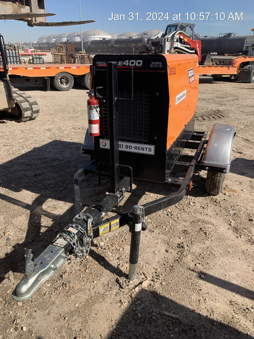 2022 Lincoln Electric LE400 Kubota V1505, Trlr, Cable Rack, Light Kit, ES Decals, T3