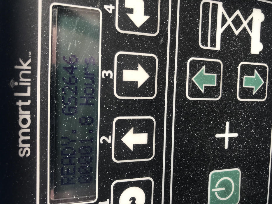 2019 Genie GS-2646 folding rails with full height swing gate, 800W Inverter