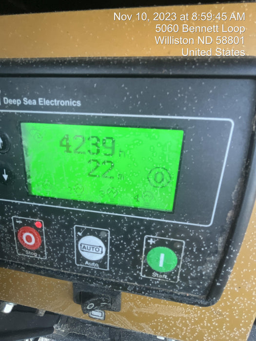 2022 Allmand NLV3GR (4) LED Light Fixture 350W, 23' Vertical Mast, 3kW Prime, Towable, Deep Sea L401, Leveling Jacks, Yanmar T4F 5.8hp