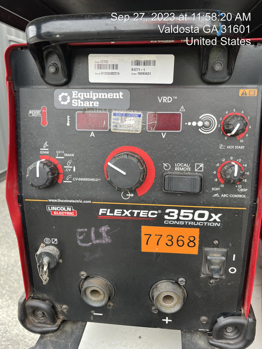 2020 LINCOLN ELECTRIC FLEXTEC 350X