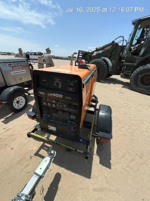 2022 Lincoln Electric LE400 Kubota V1505, Trlr, Cable Rack, Light Kit, ES Decals, T3