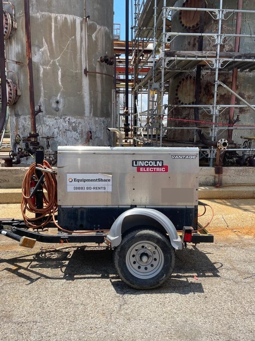 2019 Lincoln Electric Vantage 322 Lincoln Vantage 322 Welder w/Trailer, Light Kit, Cable Rack