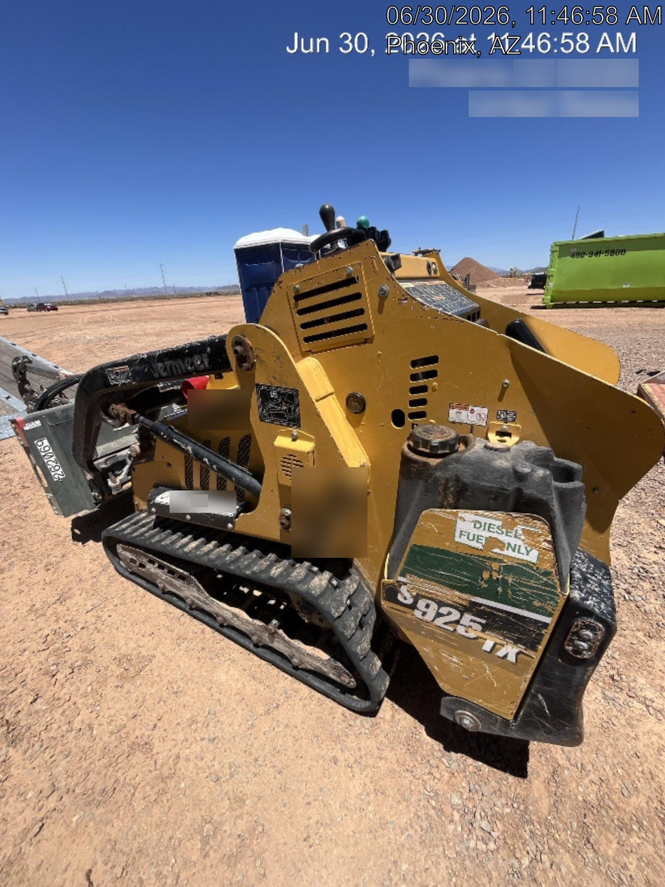 2019 VERMEER S925TX