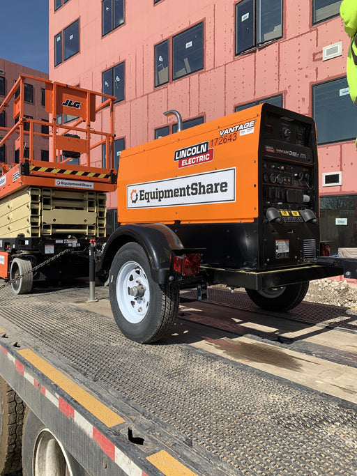 2021 Lincoln Electric Vantage 322 Vantage 322 Ready Pak 3 w/ Decals, ORANGE (includes trailer, cable rack, fender light kit) NO Telematics