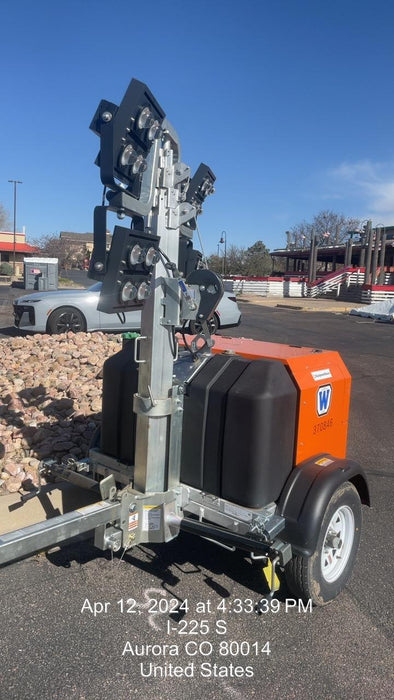 2023 Wanco WLTT-4MM4K Diesel, Deep Sea Controller, Shore Power Plug, Auto Start, (4) 350W LED Floodlights, 4kW Generator, 60 Gal Fuel Tank, 2" Ball, T3