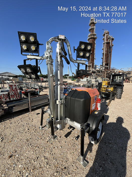 2024 Wanco WLTT-4MM4K Diesel, Deep Sea Controller, Shore Power Plug, Auto Start, (4) 350W LED Floodlights, 4kW Generator, 60 Gal Fuel Tank, 2" Ball, T3