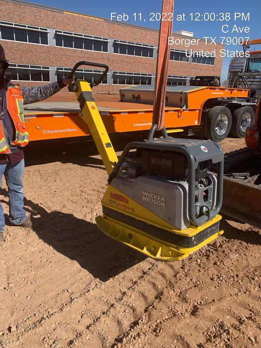 2020 Wacker Neuson DPU4545HEH Reversible Plate Compactor, Diesel