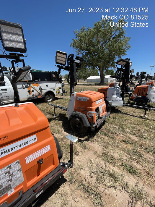 2023 Generac MLT2 Diesel, Flex Switch 120V Input, Powerzone Controller, (4) 320W LED Lights, 4kW Generator, 39.9 Gal Fuel Tank, 2" Ball, T3