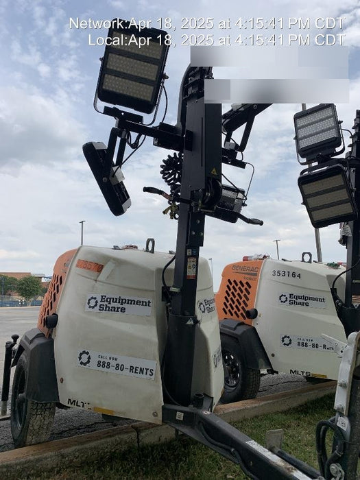 2023 Generac MLT2 Diesel, Flex Switch 120V Input, Powerzone Controller, 
(4) 320W LED Lights, 4kW Generator, 39.9 Gal Fuel Tank, 2" Ball, T3