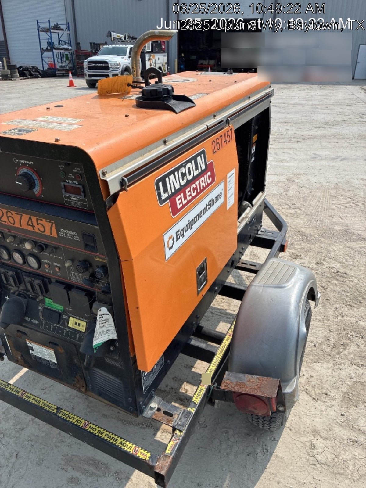 2022 Lincoln Electric LE400 Kubota V1505, Trlr, Cable Rack, Light Kit, ES Decals, T3