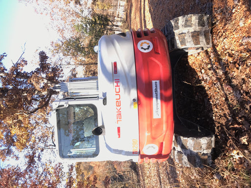 2019 Takeuchi TB290 Cab/Heat/AC Rubber tracks, Dozer blade, Travel alarm, Auxiliary hydraulics w/Manual QC, Hydraulic thumb, 18", 24", and 36" Buckets