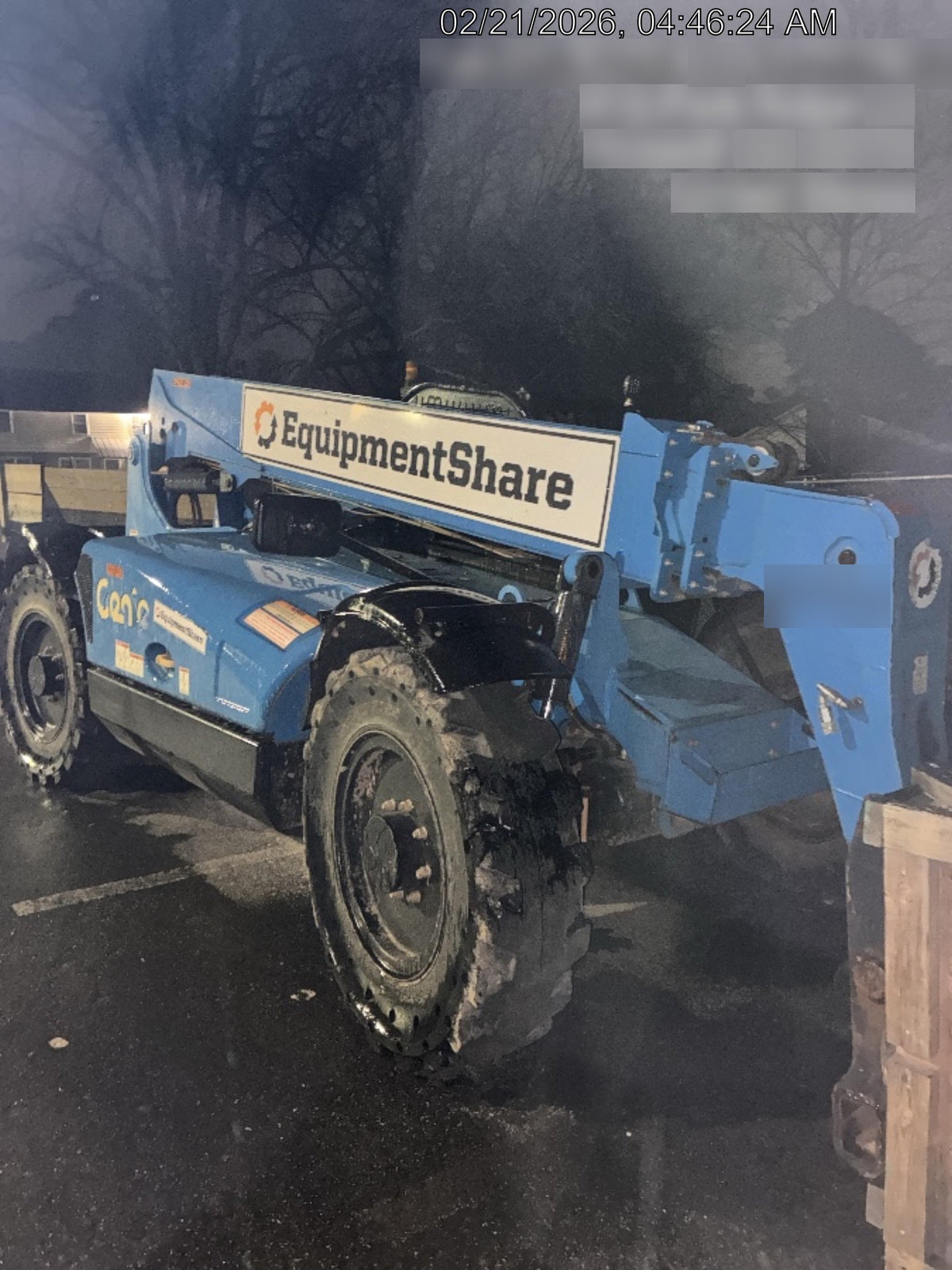 2018 Genie GTH-636 Genie GTH-636 w/Open ROPS, Solid Tires, beacon/work lights, 48" carriage/forks