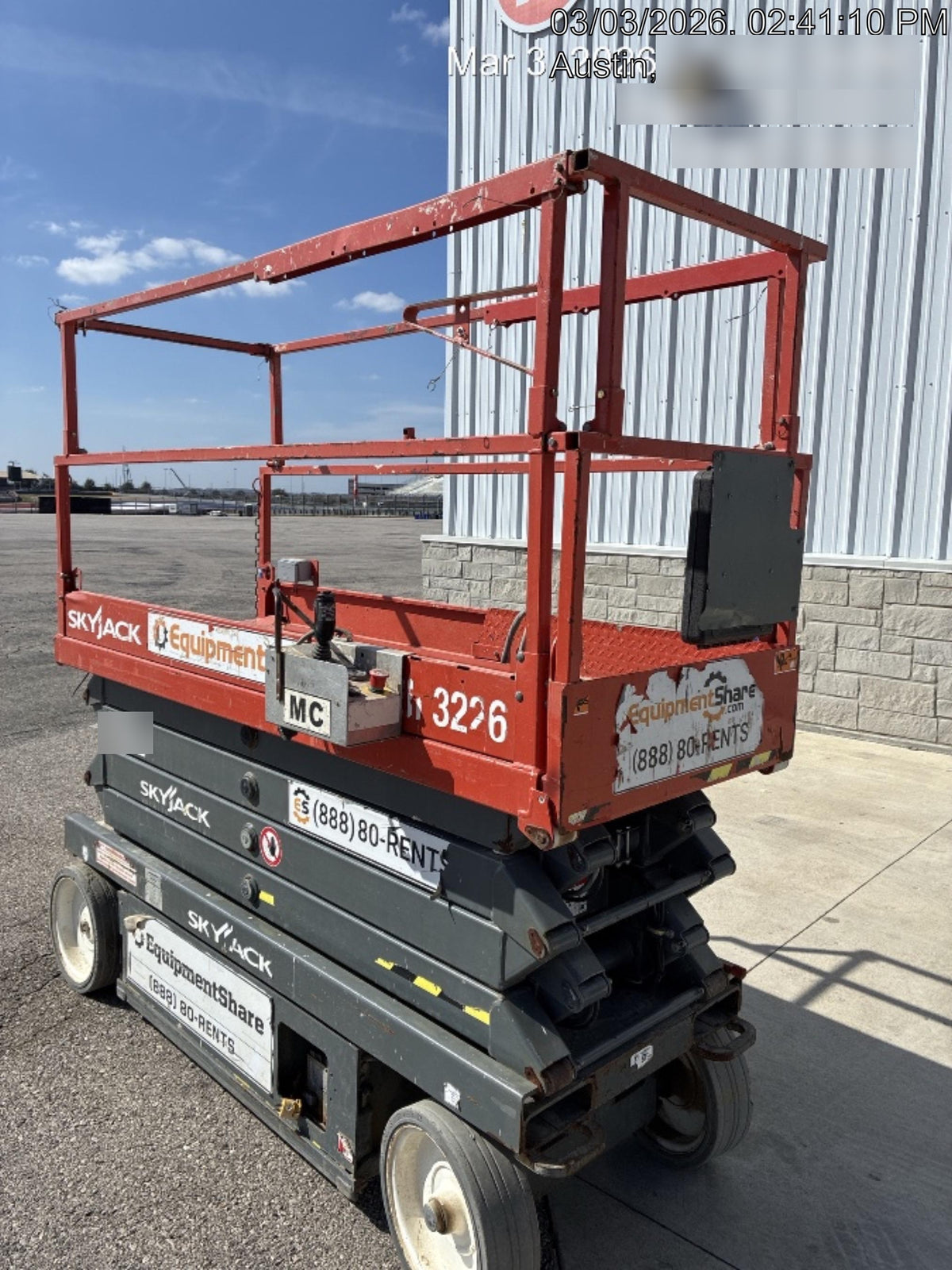 2019 Skyjack SJIII-3226 Skyjack SJIII3226 Standard w/Trojan Batteries
