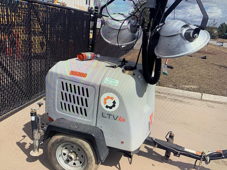 2019 Wacker Neuson LTV6L-MH Wacker Neuson LTV6L Mobile Light Tower w/Fuel Level Sensor Installed