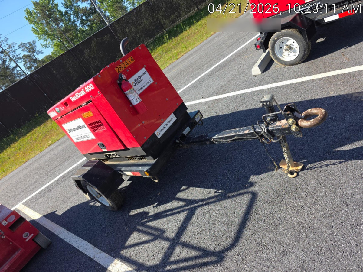 2022 Shindaiwa DGW400MDL Kubota D902 Engine, 23 HP, Dual Op Welder, Wire, Arc, Droop Stick, Tig, and CC Stick Functionality, Simulphase, 3 Phase and 1 Phase Gen Output, Single Axle NB Trlr, Slr Trckl Chrg 12V 12W, Fire Ext