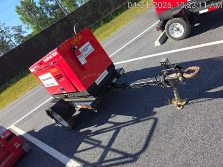 2022 Shindaiwa DGW400MDL Kubota D902 Engine, 23 HP, Dual Op Welder, Wire, Arc, Droop Stick, Tig, and CC Stick Functionality, Simulphase, 3 Phase and 1 Phase Gen Output, Single Axle NB Trlr, Slr Trckl Chrg 12V 12W, Fire Ext