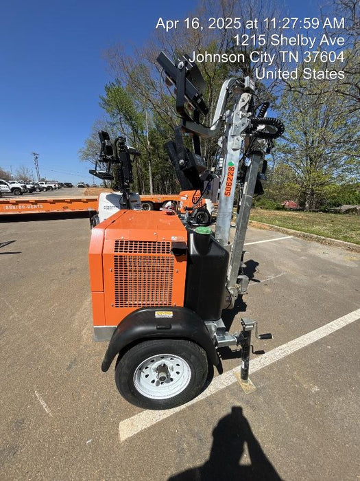 2024 Wanco WLTT-4MM4K Diesel, Mitsubishi L2E, 9.0HP @1800 rpm, Deep Sea Controller, Shore Power Plug, Auto Start, (4) 350W LED Floodlights, 4kW Generator, 60 Gal Fuel Tank, 2" Ball, T3