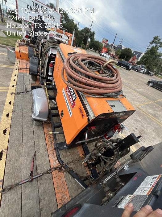 2022 Lincoln Electric LE400 Kubota V1505, Trlr, Cable Rack, Light Kit, ES Decals, T3