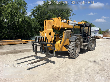 2020 JCB 510-56 Canopy, Solid Tires, Work Lights, Beacon, Aux Hydraulics, Back up Alarm, Lifting Eye, ES Decals