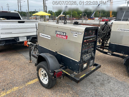 2019 Lincoln Electric Vantage 322 Ready-Pak 3, Two Wheel Trailer, Fender and Light Kit, Cable Rack