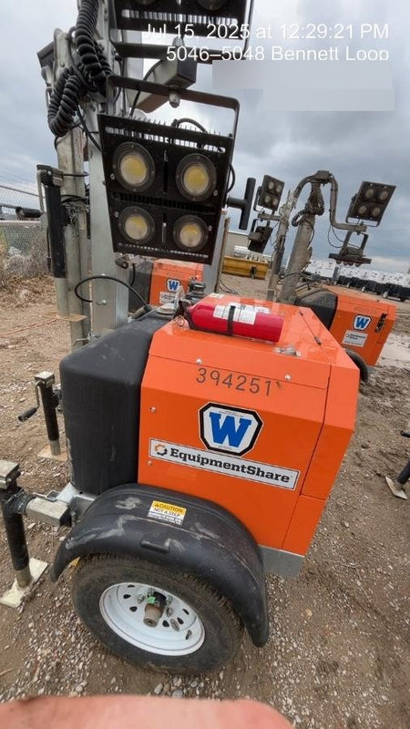 2024 Wanco WLTT-4MM4K Diesel, Deep Sea Controller, Shore Power Plug, Auto Start, (4) 350W LED Floodlights, 4kW Generator, 60 Gal Fuel Tank, 2" Ball, T3