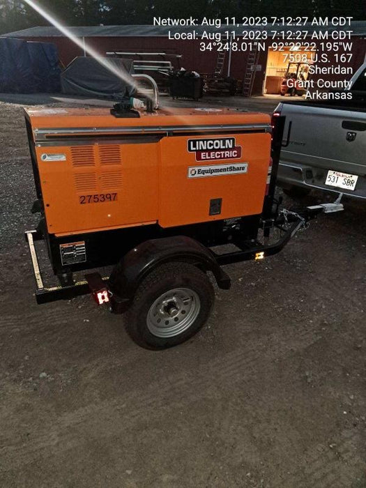 2022 Lincoln Electric LE400 Kubota V1505, Trlr, Cable Rack, Light Kit, ES Decals, T3