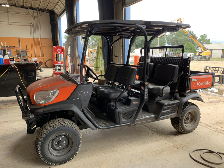 2022 Kubota RTV-X1140W-H Plastic Canopy, Windshield Acrylic Clear, LED Strobe Light, Wire Harness Kit, Back up Alarm